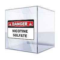 Decals Stickers Nicotine Sulfate 4 X 2,2