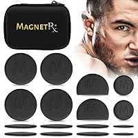 MagnetRX® Cauliflower Ear Magnets – 8 Multi-Size Magnets & Spacers Included with Case – Compression Ear Magnets for Cauliflower Ear Draining Kit – Treatment & Prevention for BJJ, Wrestling, MMA