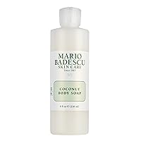 Mario Badescu Coconut Body Soap for All Skin Types | Nutrient Packed Body Wash That Cleanses Skin | Formulated with Coconut Fruit Extract & Jojoba Oil | 8 FL OZ