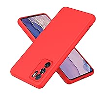 ZORSOME for Oppo Reno 7Z 5G Back Protective Case,Pure Color Protective Case for Oppo Reno 7Z 5G,【Lens Protect】,Red