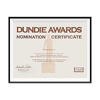 Dundie Awards Nomination Certificate 11 x 17