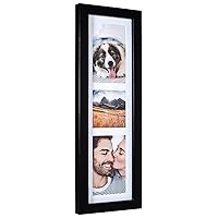 Malden International Designs 4x4 & 3 Opening Black Collage Wall Frame 1164-30