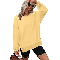 XIEERDUO Womens Oversized Sweatshirts Pullover Casual Crewneck Long Sleeve Tops Comfy