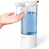 BEAUTURAL Automatic Liquid Soap Dispenser Touchless Rechargeable Sensor Pump for Bathroom Countertop, Kitchen and Commercial 17oz/500ml