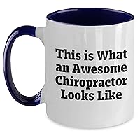Funny Chiropractor Coffee Mug - This Is What An Awesome Chiropractor Looks Like - Chiropractor Gifts - Mother's Day Unique Gifts for Chiropractor from Son, Daughter, Husband