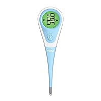 ComfortFlex Digital Thermometer – Accurate, Color Coded Reading in 8 Seconds – Digital Thermometer for Oral, Rectal or Under Arm Use