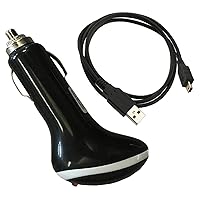 UpBright Car 5V DC Adapter USB Charging Cable Compatible with Rand McNally IntelliRoute TND 700 710 720 730 LM RVND 7720 7715 7710 7725 7730 LM TND-500 TND-510 RVND-5510 GPS TOMTOM START 50M Eviant T4
