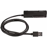 StarTech.com USB to SATA Adapter Cable - 2.5in and 3.5in Drives - USB 3.1 - 10Gbps - External Hard Drive Cable - Hard Drive Adapter Cable (USB312SAT3)