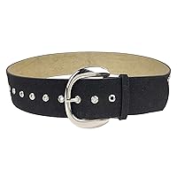 Punk Rock Adjustable Pin Buckle Wide Waist Belt With Bead Rivets Studded Vintage PU Faux Leather Belt Waistband Corsets Styli