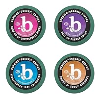 beaniac Big Buzz Variety Pack, Single Serve Compostable K Cup Coffee Pod Variety Pack, Organic Arabica Coffee with Natural Flavors, Keurig Brewer Compatible, 75 Count