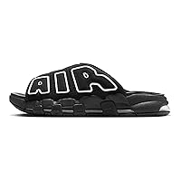 Nike DV2132-001 Air More Uptempo Slide Men's Sandals, Black / White