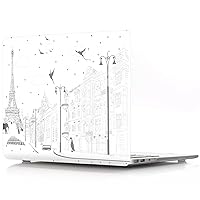 IVY Architecture [Paris Tower] Case for MacBook Pro (14-inch with M1/M2 Models: A2442/A2779) Hard Shell Case with Keyboard Cover