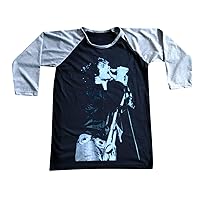 Jim Morrison T-Shirt 3/4 Sleeve Baseball Raglan Mens Womens Ladies Unisex