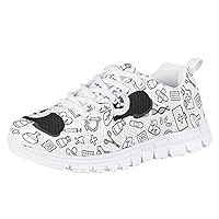 Children's Shoes Boys' Tennis Shoes Girls' Sneakers Lightweight Breathable Running Shoes Size 11-5