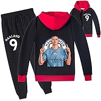 Boy Graphic Jacket and Sweatpants-Kid 2 Piece Long Sleeve Tracksuit Clothes Set