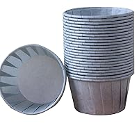 50Pcs Baking Cups Disposables Foil Cake Wrappers Baking Cups Containers Foil Muffin Liners Paper Cups Party Paper Cups