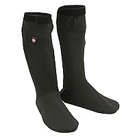Nexgen Heat MP7905 Men's Black Heated Winter Sock for Ski, Riding - Top and Bottom Heating Elements w/Battery - Large