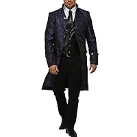 Handmade Vintage Frock Coat-Strong Brocade Fabric Pirate Coat Steampunk Men's Clothes SPRR Sprr