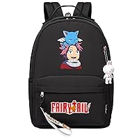 BOLAKE Lightweight Fairy Tail Daily Bookbag Casual Daypack for Teens-Durable Students Knapsack Novelty Rucksack for Travel