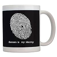 Samoan is my identity Fingerprint Mug 11 ounces ceramic