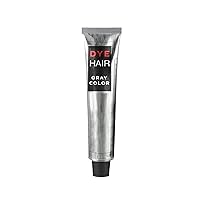 Silver Gray Hair Dye Cream,Hair Cream Fashion Permanent Hair Dye Light Gray Silver Color Cream (1pcs)