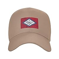 Flag of Arkansas Texture Effect Baseball Cap for Men Women Dad Hat Classic Adjustable Golf Hats
