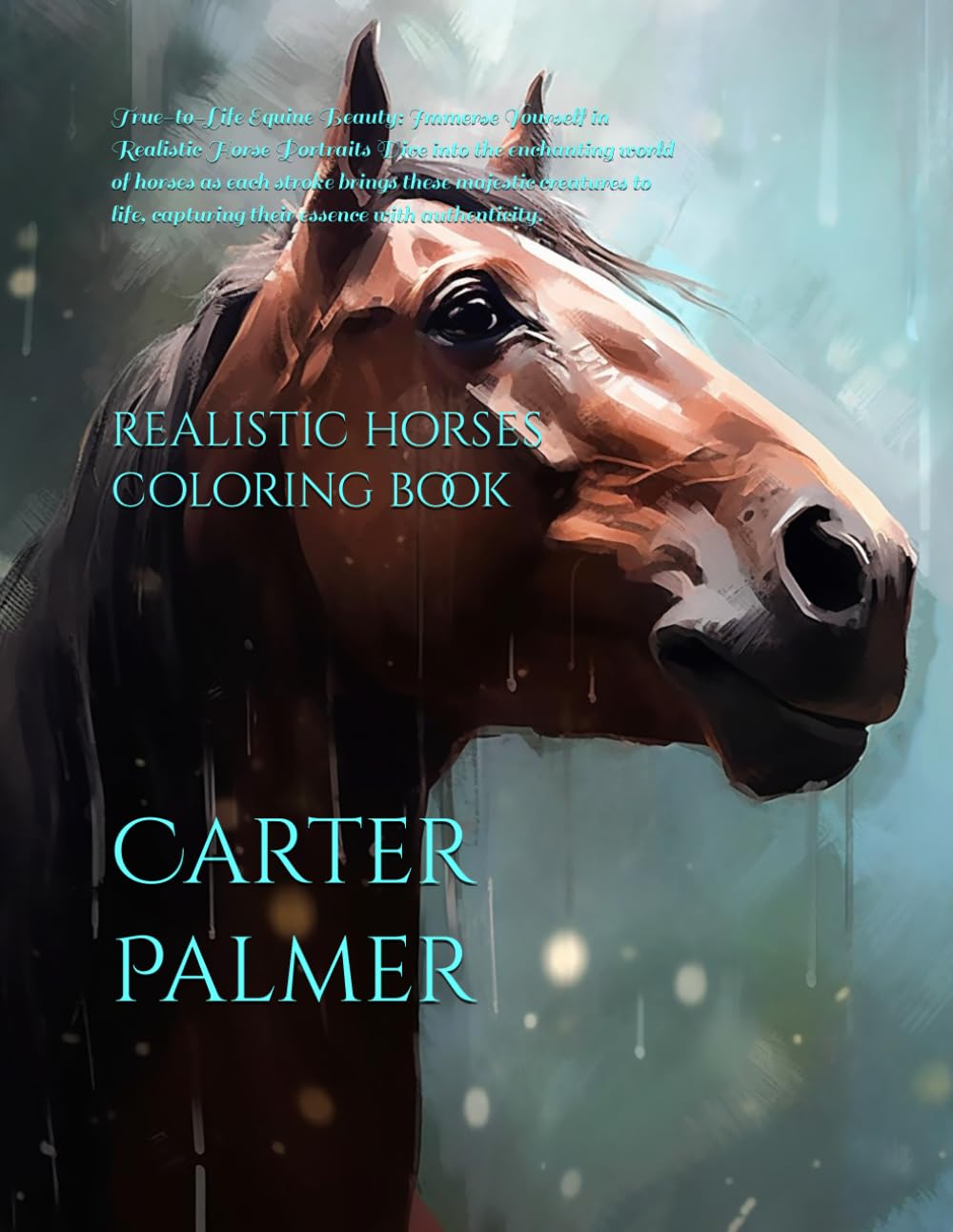 realistic horses coloring book: True-to-Life Equine Beauty: Immerse Yourself in Realistic Horse Portraits Dive into the enchanting world of horses as ... capturing their essence with authenticity.