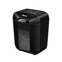 Fellowes LX41-DB 8-Sheet Micro-Cut Paper Shredder for Home Office