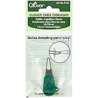 Clover 3142 Yarn Threader,Dark green