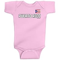 Threadrock Unisex Baby Puerto Rico National Pride Bodysuit