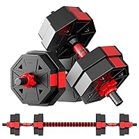 Adjustable Weights Dumbbells Set, 20/30/40/60/80lbs Non-Rolling Adjustable Dumbbell Set, Free Weights Dumbbells Set Hexagon, Weights Set for Home Gym