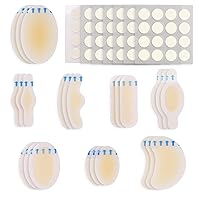 LotFancy Hydrocolloid Bandages, 24 Blister Pads and 172 Acne Patches, Pimple Patches for Face, Blister Bandages Cushion for Foot, Toe, Heel Blister Prevention & Recovery