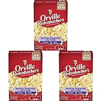 Orville Redenbacher's Movie Theater Butter Popcorn, Classic Bag, 3 ct (Pack of 3)