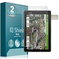 IQShield Matte Screen Protector Compatible with Garmin Tread Overland (Screen Size 8 Inches) Navigator (2-Pack) Anti-Glare Anti-Bubble TPU Film