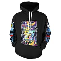 Anime Unisex Hoodies Fashion Sweatshirts 3D Printing Pullover Long Sleeve Sports Tops