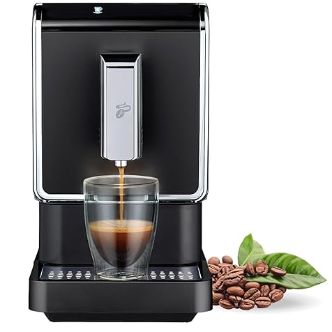Tchibo Single Serve Coffee Maker - Automatic Espresso and Coffee Machine - Built-in Grinder, No Coffee Pods Needed