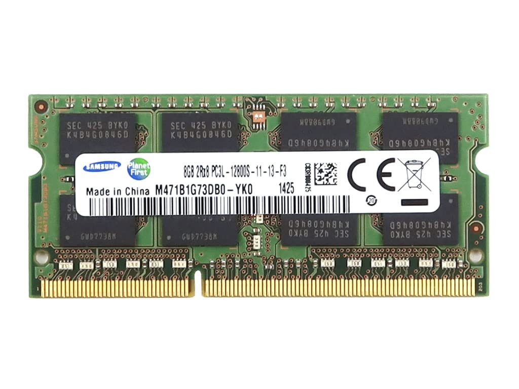 Samsung 8GB PC3-12800S DDR3-1600 2RX8 Non-ECC SODIMM Memory M471B1G73DB0-YK0
