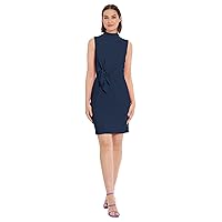 Donna Morgan Women's Side Waist Twist Detail Dress Workwear Office Career Event Party Guest of