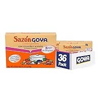 Goya Foods Sazón Seasoning with Coriander & Annatto, 1.41 Ounce (Pack of 36)