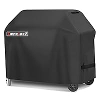 65 Inch Grill Cover, Heavy Duty Waterproof BBQ Grill Cover, Special Fade and UV Resistant Material, Durable and Convenient, Rip Resistant, Fits Grills of Weber Char-Broil Nexgrill and More