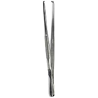 Graham-Field 2751 Grafco Thumb Dressing Forceps, Stainless Steel, Medical Tools and Surgical Suture Kit, 1 x 2 Teeth, 5-1/2