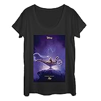 Fifth Sun Disney Aladdin Live Action Poster Women's Short Sleeve Tee Shirt