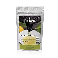Tea Forte Orchid Vanilla Loose Bulk Tea, 1 Pound Pouch, Black Tea Makes 160-170 Cups