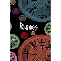 RUNES: Blank Lined Journal Pages Ideal for Rune, Tarot, Kipper, Lenormand , Oracle Card and Angel Readers For Daily Inspirational Notes