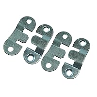 12 x Flush Mount Brackets Interlocking Picture FIXINGS 42mm x 16mm