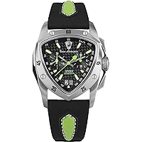 New Spyder Mens Analogue Quartz Watch with Calfskin Bracelet TLF-A13-3, black, Retro