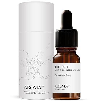 AromaTech The Hotel Aroma Essential Oil Blend, Aromatherapy Diffuser Oil with Eucalyptus and Lemon for Diffuser, Humidifier - 0.3 fl oz, 10 mL