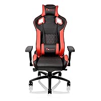 Thermaltake Tt eSPORTS GT Fit F100 Racing Bucket Seat Style Ergonomic Gaming Chair Black/Red
