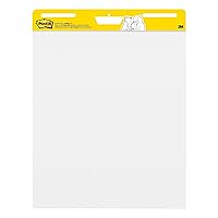 Post-it Super Sticky Easel Pad, 25 x 30 Inches, 30 Sheets/Pad, 1 Pad (559SS), Large White Premium Self Stick Flip Chart Paper, Super Sticking Power