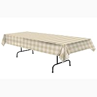 Beistle Plaid Design Holiday Tablecover